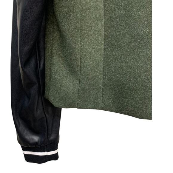 NWT 7 For All Mankind Mixed Media Bomber Jacket SZ L - Picture 7 of 12